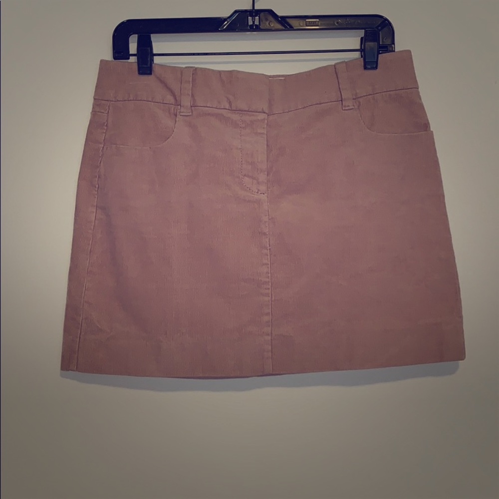 Corduroy mini skirt